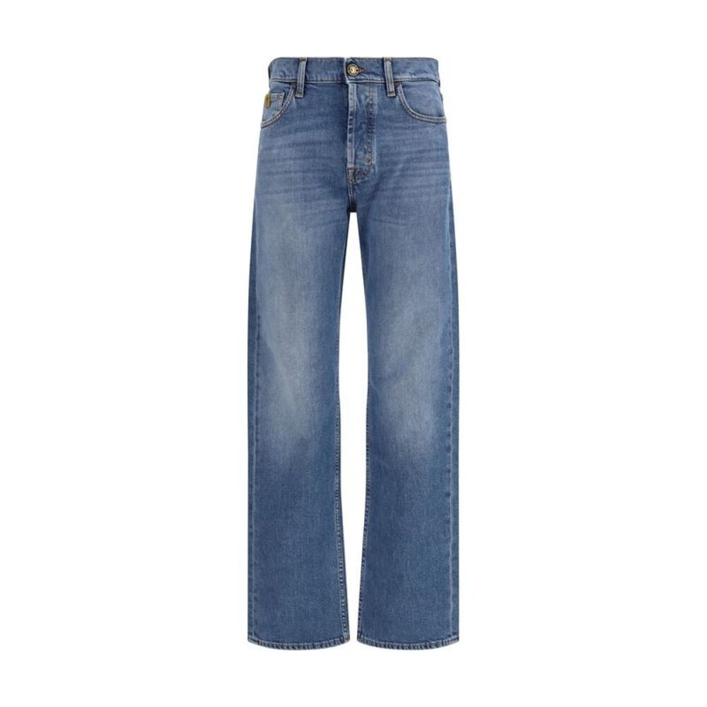 Jacob Cohen Blue Cotton Straight-Leg Women's Jeans